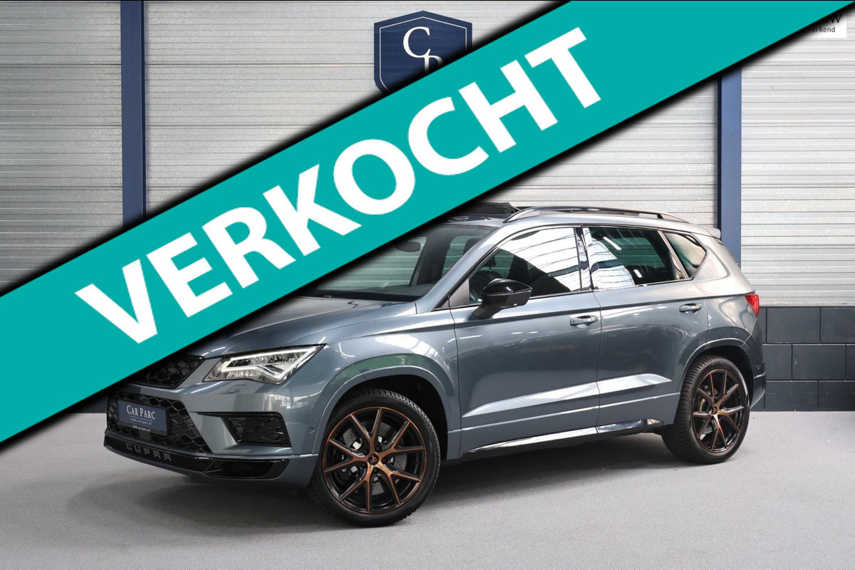 CUPRA Ateca 2.0 TSI 4DRIVE 300+PK LED/VIRTUAL/SFEER/BEATS/PANO/LEER+ALCANTARA+S.VERWARMING/19" LMV/CAM/ACC/ECC/12 MDN GARANTIE!