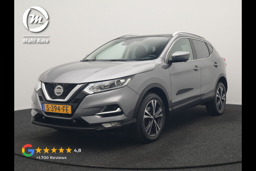 Nissan QASHQAI 1.3 DIG-T N-Connecta 160pk | Trekhaak Afn. | Panodak | 360 Camera | Stoelverwarming | Keyless | Apple Carplay | Navigatie | Cruise Control |
