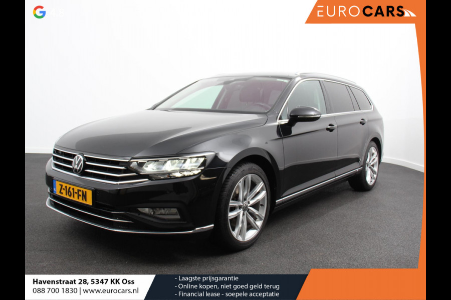 Volkswagen Passat Variant 1.5 TSI 150 pk DSG Elegance High Navigatie Apple Carplay/Android Auto Parkeersensoren Camera Elektrische achterklep Adaptieve Cruise Control Virtual Cockpit Afneembare trekhaak Ledverlichting Bestuurderstoel elektrisch