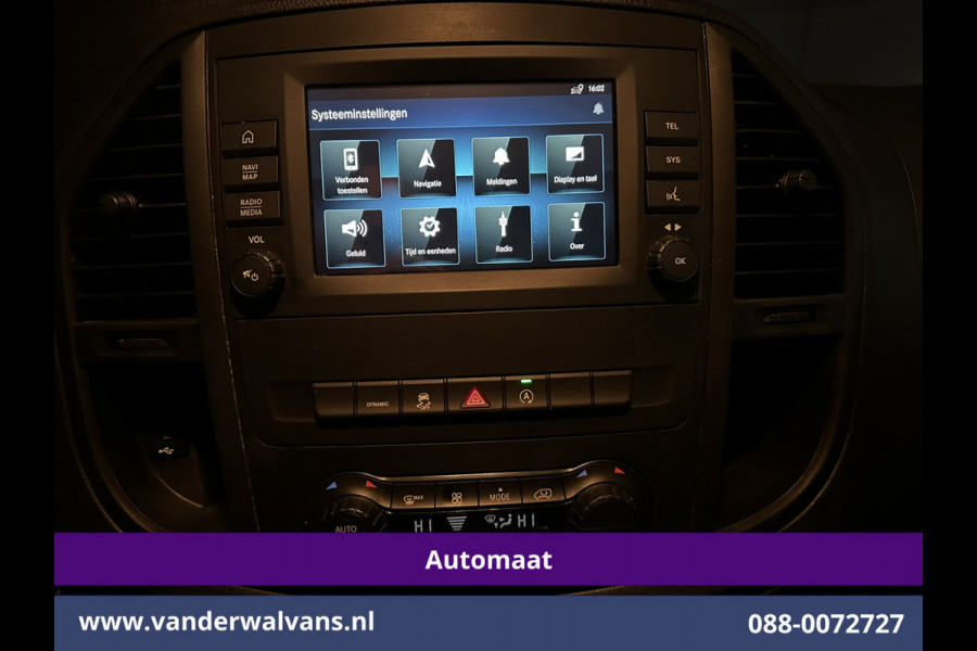 Mercedes-Benz Vito 114 CDI 136pk 9G-Tronic Automaat L2H1 Euro6 Airco | Camera | Navigatie | Imperiaal | 2500kg Trekhaak | Apple Carplay Android Auto, Cruisecontrol, Parkeersensoren, Sidebars, Bumper in de kleur
