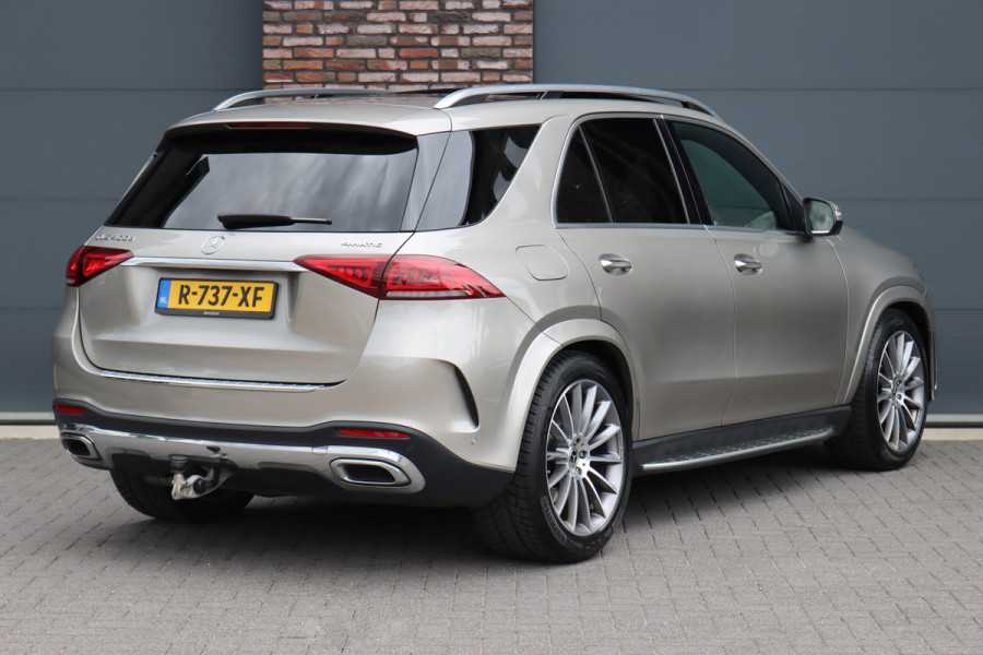 Mercedes-Benz GLE 400 d 4MATIC AMG Line | Luchtvering | Distronic+ | Panoramadak | Burmester | Trekhaak | Standkachel | Surround Camera | Verwarmd Stuurwiel | Keyless Go |