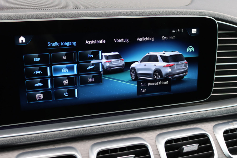 Mercedes-Benz GLE 400 d 4MATIC AMG Line | Luchtvering | Distronic+ | Panoramadak | Burmester | Trekhaak | Standkachel | Surround Camera | Verwarmd Stuurwiel | Keyless Go |