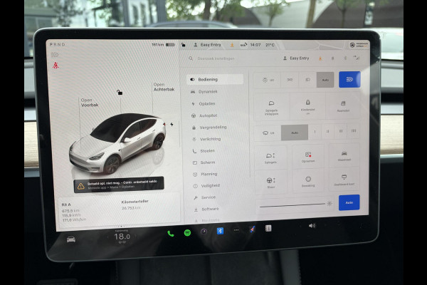 Tesla Y Long Range RWD 75 kWh SOH 97% |26.000KM! | AFNEEMBARE TREKHAAK| RESTERENDE ALGEMENE FABRIEKSGARANTIE TESLA T/M 02-2029 OF 80.000KM| ACCU + AANDRIJFLIJN T/M 02-2033/ 192.000KM| RIJKLAAR GELEVERD