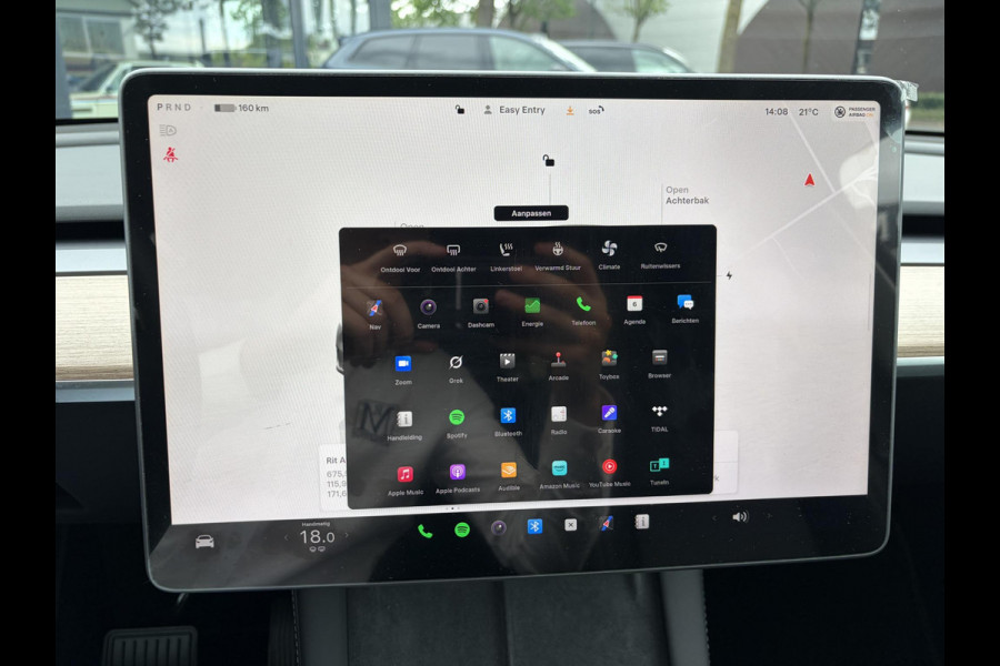 Tesla Y Long Range RWD 75 kWh SOH 97% |26.000KM! | AFNEEMBARE TREKHAAK| RESTERENDE ALGEMENE FABRIEKSGARANTIE TESLA T/M 02-2029 OF 80.000KM| ACCU + AANDRIJFLIJN T/M 02-2033/ 192.000KM| RIJKLAAR GELEVERD