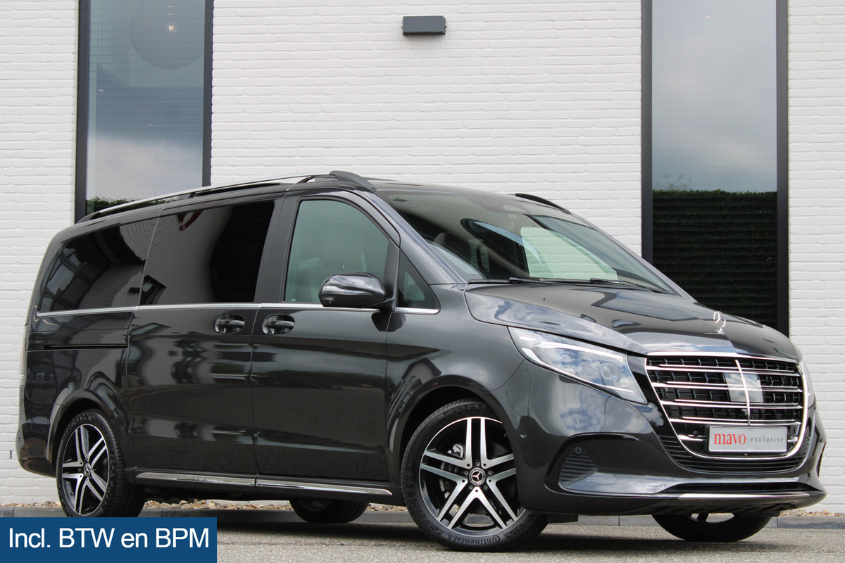 Mercedes-Benz V-Klasse 300d / Exclusive / 6 Persoons / Luchtvering / Pano / INCL BTW-BPM / 2x Elec Schuifd / 360 Cam / Burmester / Vol Opties / NIEUW!!