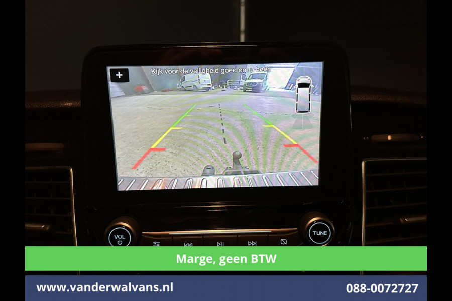 Ford Transit Custom 2.0 TDCI **MARGE, Geen BTW** 170pk L2H1 Dubbele Cabine Euro6 Airco | 5-Zits | 2x Zijdeur | Camera | Apple Carplay | Navigatie |  Android Auto, Cruisecontrol, LED, LM velgen, Parkeersensoren, Sidebars, Verwarmde Voorruit, Stoelverwarming, Dakdragers