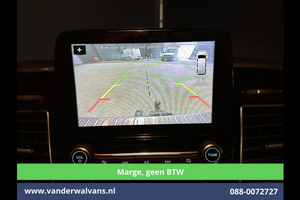 Ford Transit Custom 2.0 TDCI **MARGE, Geen BTW** 170pk L2H1 Dubbele Cabine Euro6 Airco | 5-Zits | 2x Zijdeur | Camera | Apple Carplay | Navigatie |  Android Auto, Cruisecontrol, LED, LM velgen, Parkeersensoren, Sidebars, Verwarmde Voorruit, Stoelverwarming, Dakdragers