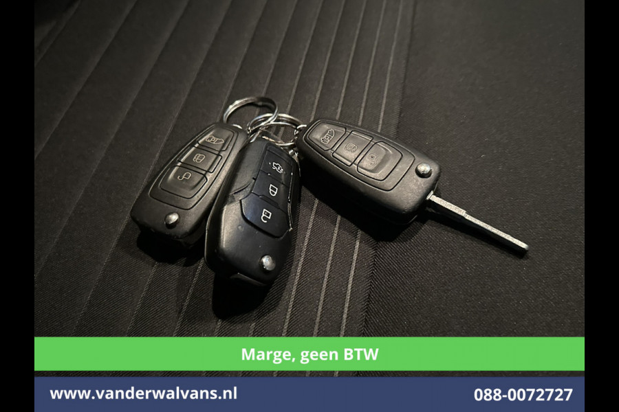 Ford Transit Custom 2.0 TDCI **MARGE, Geen BTW** 170pk L2H1 Dubbele Cabine Euro6 Airco | 5-Zits | 2x Zijdeur | Camera | Apple Carplay | Navigatie |  Android Auto, Cruisecontrol, LED, LM velgen, Parkeersensoren, Sidebars, Verwarmde Voorruit, Stoelverwarming, Dakdragers