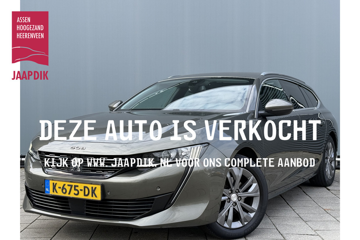 Peugeot 508 SW BWJ 2021 | 1.2T 131PK AUTOMAAT | TREKAAK | 360 CAMERA | AGR | CLIMA | NAVI | PRIVACY GLASS | LMV | PDC 2X | CRUISE |