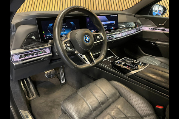 BMW i7 XDrive60 106 kWh|M-SPORT|96% SOH|BLACK EDITION|FULL OPTION|PANORAMA|STOEL+STUURVERW|360+3D+V+A CAMERA|NAP|NL-AUTO|INCL.BTW|