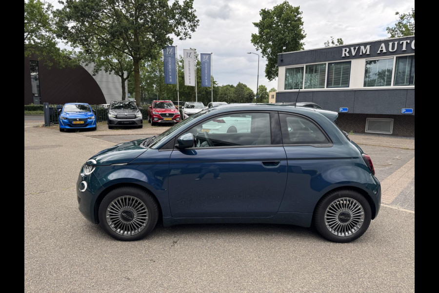 Fiat 500 RED 42 kWh SOH 92% | NAVIGATIE | AIRCO CLIMATE CONTROL | CRUISE CONTROL | DEALER ONDERHOUDEN