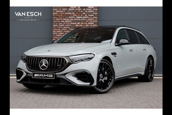 Mercedes-Benz E-Klasse Estate AMG 53 4MATIC+ Premium+ | 585pk | Hyperscreen | Achterasbesturing | Distronic+ | Trekhaak | 3D-Display | Panoramadak | Digital Light | Burmester | HUD |