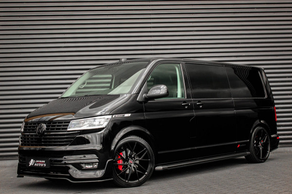 Volkswagen Transporter 2.0 TDI L2H1 150PK BULLI DC DUBBEL CABINE / LEIGHTONVANS BODYKIT / FULL OPTINS / LEDER / FULL BLACK / APPLE