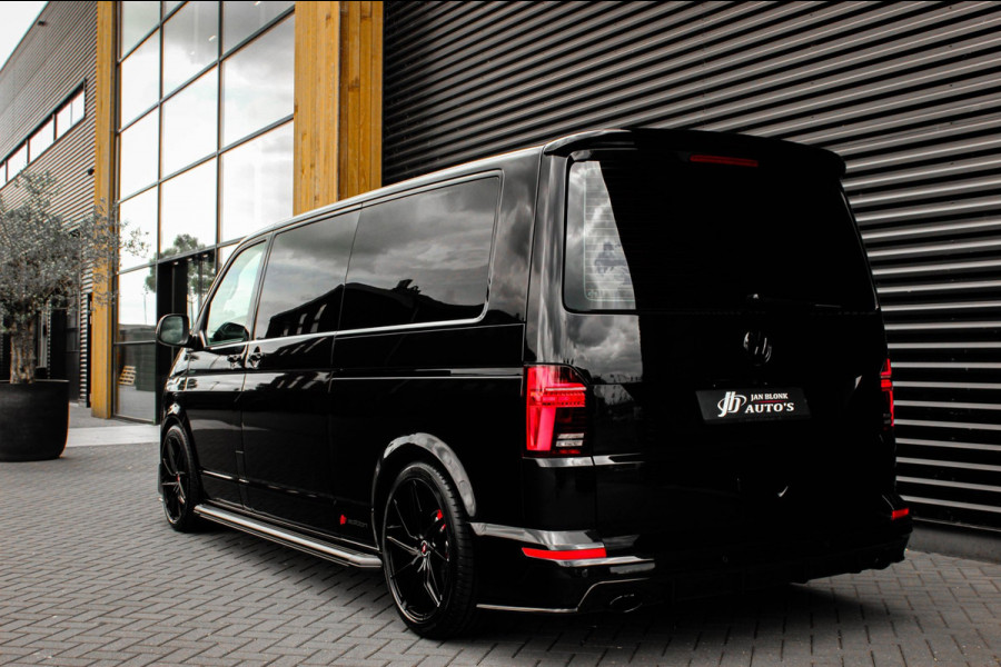 Volkswagen Transporter 2.0 TDI L2H1 150PK BULLI DC DUBBEL CABINE / LEIGHTONVANS BODYKIT / FULL OPTINS / LEDER / FULL BLACK / APPLE