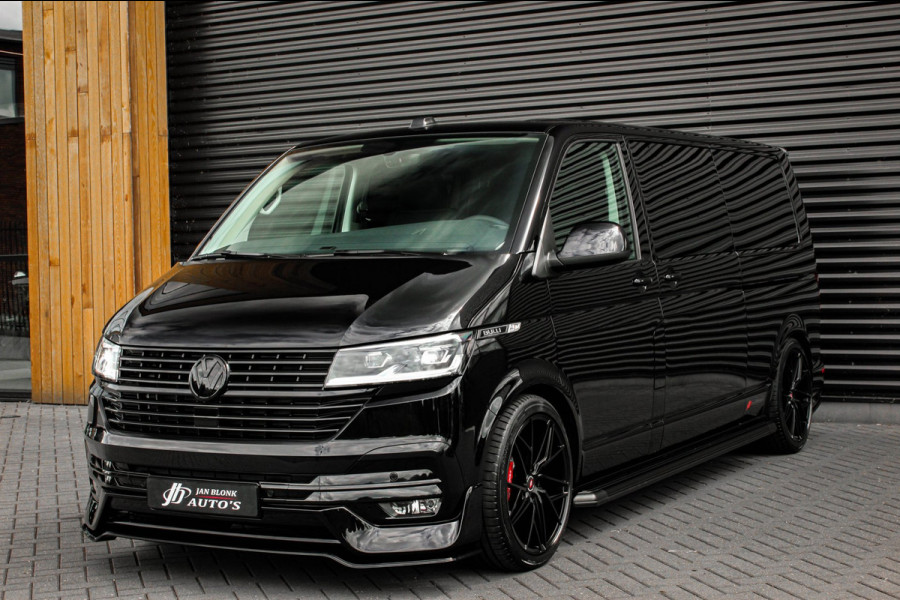 Volkswagen Transporter 2.0 TDI L2H1 150PK BULLI DC DUBBEL CABINE / LEIGHTONVANS BODYKIT / FULL OPTINS / LEDER / FULL BLACK / APPLE