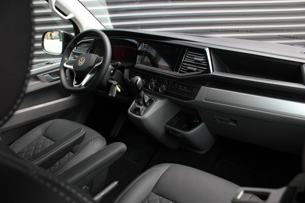 Volkswagen Transporter 2.0 TDI L2H1 150PK BULLI DC DUBBEL CABINE / LEIGHTONVANS BODYKIT / FULL OPTINS / LEDER / FULL BLACK / APPLE