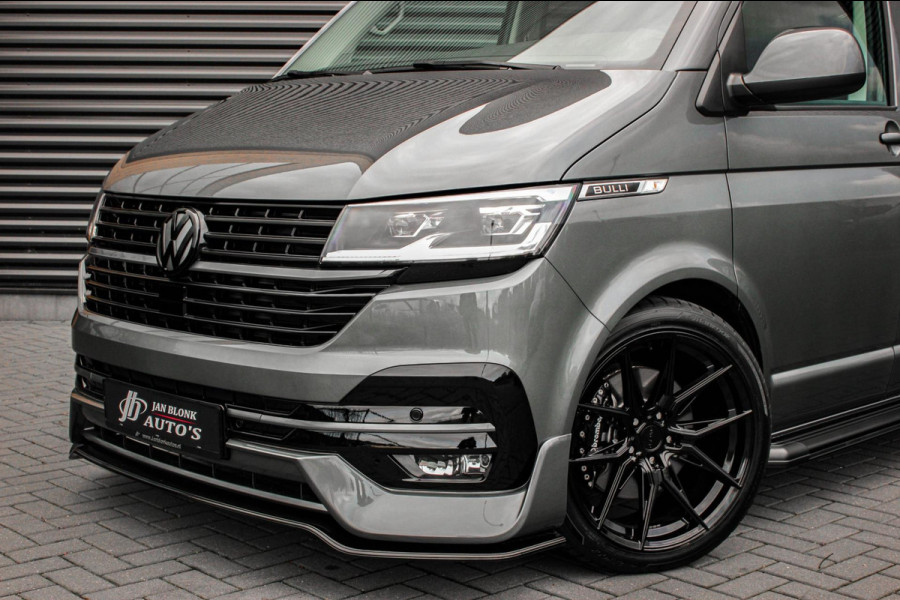 Volkswagen Transporter 2.0 TDI L2H1 150PK BULLI DC DUBBEL CABINE / LEIGHTONVANS BODYKIT / FULL OPTINS / LEDER / FULL BLACK / APPLE