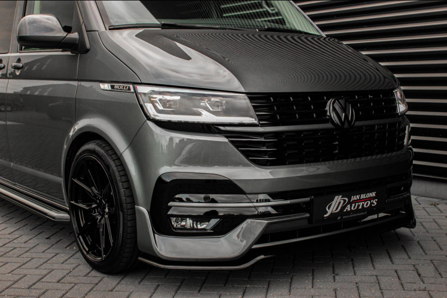 Volkswagen Transporter 2.0 TDI L2H1 150PK BULLI DC DUBBEL CABINE / LEIGHTONVANS BODYKIT / FULL OPTINS / LEDER / FULL BLACK / APPLE