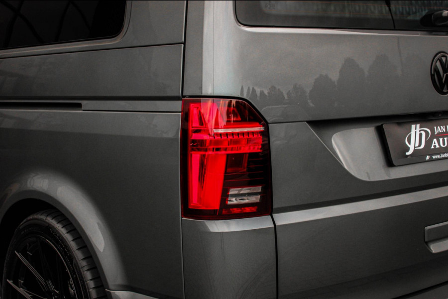 Volkswagen Transporter 2.0 TDI L2H1 150PK BULLI DC DUBBEL CABINE / LEIGHTONVANS BODYKIT / FULL OPTINS / LEDER / FULL BLACK / APPLE
