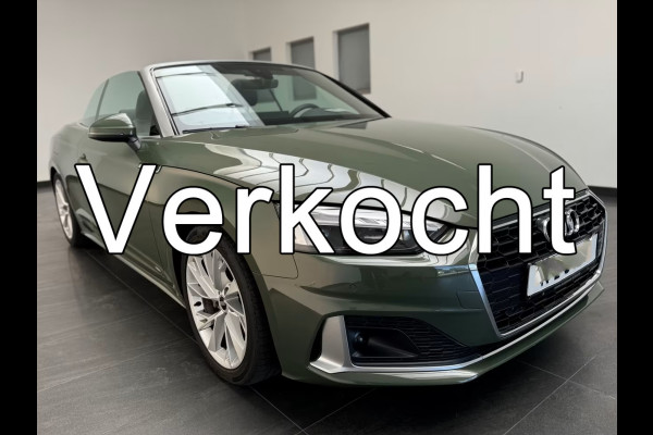 Audi A5 Cabriolet 40 Tfsi S-Tronic (150kW/204pk) ** MATRIX, LEDER, VIRTUAL, NEKVERW, 18-inch LMV, ADAPT. CRUISE ** 1e EIG - € 25.800,= onder NP ** ** INFORMEER OOK NAAR ONZE AANTREKKELIJKE FINANCIAL-LEASE TARIEVEN **