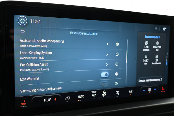Ford Transit Custom 320 2.0 TDCI 150 PK L2H1 Limited | L+R Schuifdeur | ACC | Blind Spot | Camera | Lane Assist | Stoelverwarming | CarPlay | Naviga | 3-Zitter | Verlengde fabrieksgarantie tot 12-2029