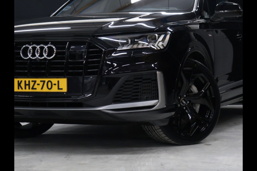 Audi Q7 55 TFSI e quattro S Line [SCHUIFKANTELDAK, BANG & OLUFSEN, LUCHTVERING, APPLE CARPLAY, ANDROID, MEMORY SEATS, HEAD-UP, PARKEER ASSISTENT, 360 CAMERA, STOELVERWARMING, ADAPTIVE CRUISE, VOL LEDER, NIEUWSTAAT]