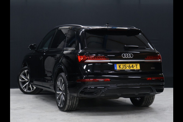 Audi Q7 60 TFSI e quattro Competition S Line [LUCHTVERING, TREKHAAK UITKLAPBAAR, SFEERVERLICHTING, ELEKTRISCH VERSTELBARE STOELEN, APPLE CARPLAY, ANDROID, STOELVERWARMING, CAMERA, PDC V+A, VOL LEDER, CRUISE, CLIMATE, NIEUWSTAAT]