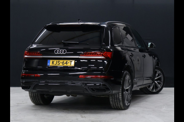 Audi Q7 60 TFSI e quattro Competition S Line [LUCHTVERING, TREKHAAK UITKLAPBAAR, SFEERVERLICHTING, ELEKTRISCH VERSTELBARE STOELEN, APPLE CARPLAY, ANDROID, STOELVERWARMING, CAMERA, PDC V+A, VOL LEDER, CRUISE, CLIMATE, NIEUWSTAAT]