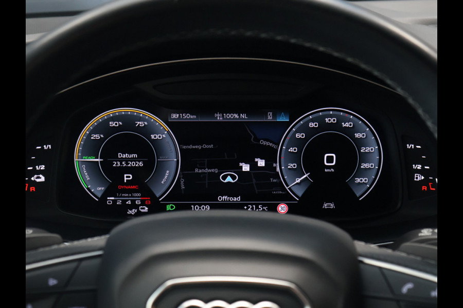 Audi Q7 60 TFSI e quattro Competition S Line [LUCHTVERING, TREKHAAK UITKLAPBAAR, SFEERVERLICHTING, ELEKTRISCH VERSTELBARE STOELEN, APPLE CARPLAY, ANDROID, STOELVERWARMING, CAMERA, PDC V+A, VOL LEDER, CRUISE, CLIMATE, NIEUWSTAAT]