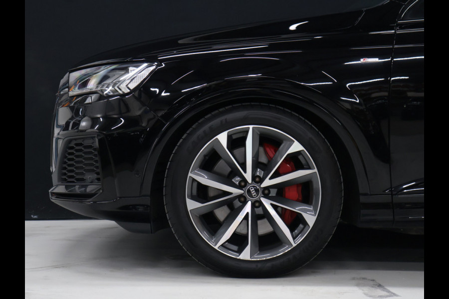 Audi Q7 60 TFSI e quattro Competition S Line [LUCHTVERING, TREKHAAK UITKLAPBAAR, SFEERVERLICHTING, ELEKTRISCH VERSTELBARE STOELEN, APPLE CARPLAY, ANDROID, STOELVERWARMING, CAMERA, PDC V+A, VOL LEDER, CRUISE, CLIMATE, NIEUWSTAAT]