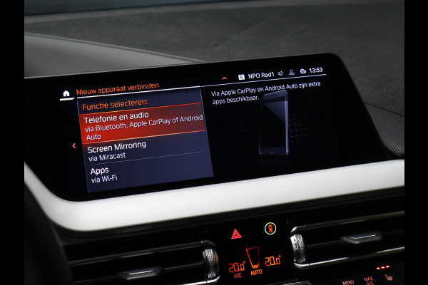 BMW 1-serie 118i M Sport [M STUUR, APPLE CARPLAY, STOELVERWARMING, VOL LEDER, ANDROID, DIGITAL DASH, LED, CRUISE CONTROL, CLIMATE CONTROL, NIEUWSTAAT]