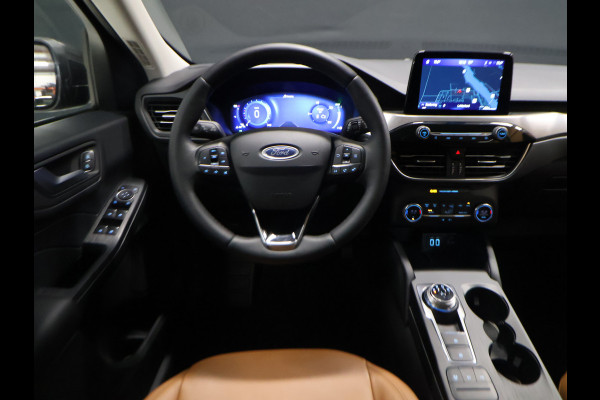 Ford Kuga 2.5 PHEV Titanium [SFEERVERLICHTING, APPLE CARPLAY, ANDROID, CAMERA, VOL LEDER, PDC V+A, DIGITAL DASH, LANE ASSIST, KEYLESS ENTRY, CRUISE CONTROL, CLIMATE CONTROL, NIEUWSTAAT]