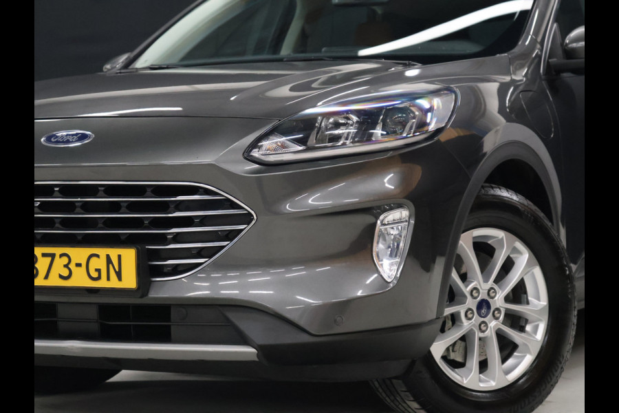 Ford Kuga 2.5 PHEV Titanium [SFEERVERLICHTING, APPLE CARPLAY, ANDROID, CAMERA, VOL LEDER, PDC V+A, DIGITAL DASH, LANE ASSIST, KEYLESS ENTRY, CRUISE CONTROL, CLIMATE CONTROL, NIEUWSTAAT]
