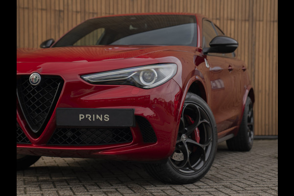 Alfa Romeo Stelvio 2.9 V6 AWD Quadrifoglio | Harman/Kardon | Rosso Competizione | Adapt. cruise | CarPlay | Carbon stuur