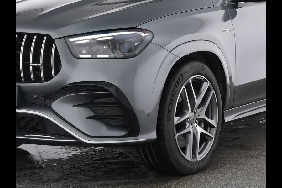 Mercedes-Benz GLE Mercedes-AMG 53 Hybrid 4MATIC+ Trekhaak | Distronic | Panorama Schuif-Kanteldak | Airmatic | Parkeerpakket met 360°-camera. Inclusief 24 maanden MB Certified garantie voor Europa.