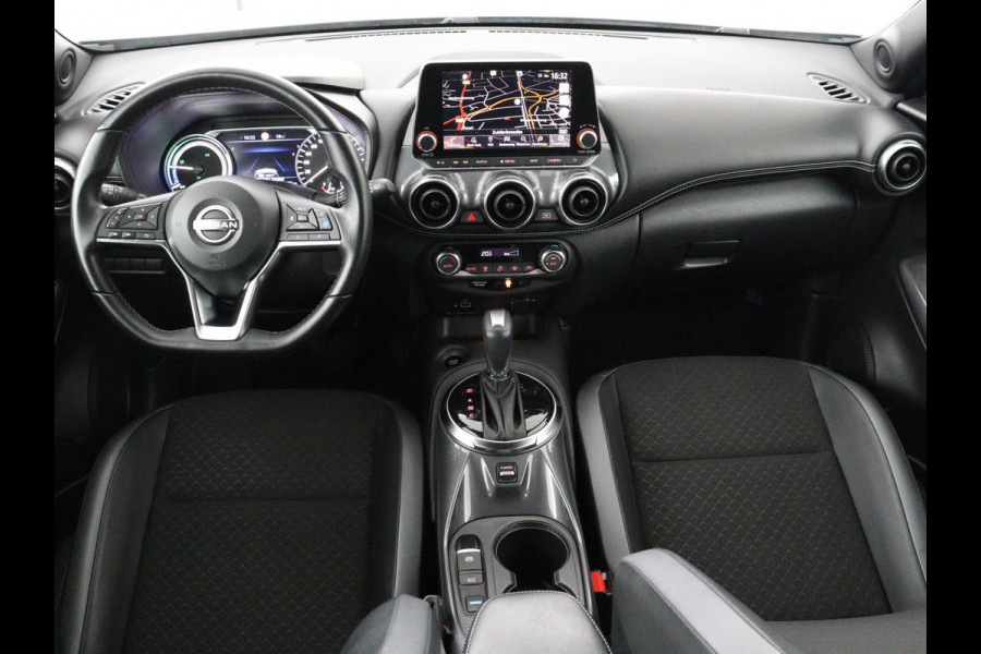 Nissan Juke 1.6 Hybrid Tekna | 360 Camera | Adaptive cruise | Carplay | Navigatie | Half leder | Full LED | Keyless | Climate control | Parkeerhulp | DAB | Bluetooth