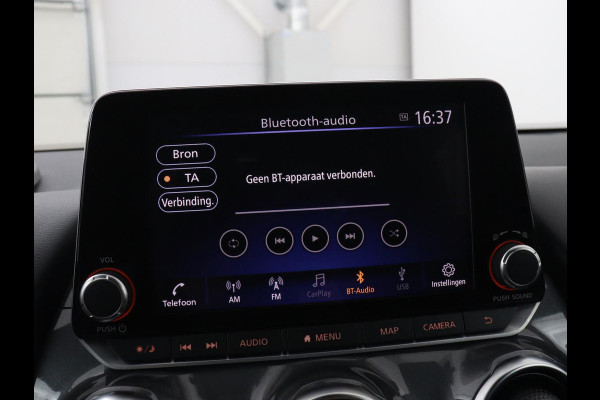Nissan Juke 1.6 Hybrid Tekna | 360 Camera | Adaptive cruise | Carplay | Navigatie | Half leder | Full LED | Keyless | Climate control | Parkeerhulp | DAB | Bluetooth