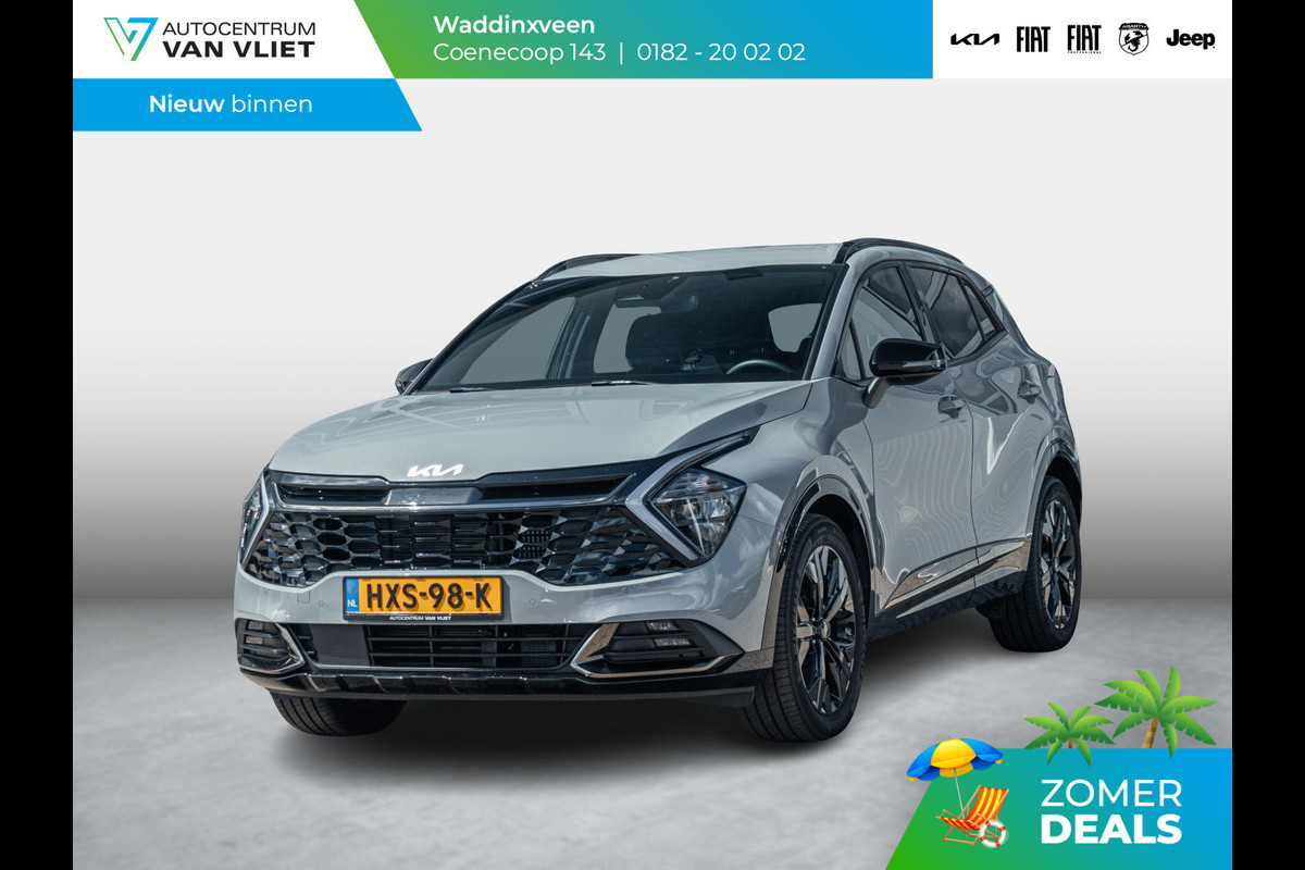 Kia Sportage 1.6 T-GDi Plug-in Hybrid AWD Dark Edition l Lederlook bekleding l Stoel Stuur verwarming l Dark chrome accenten l