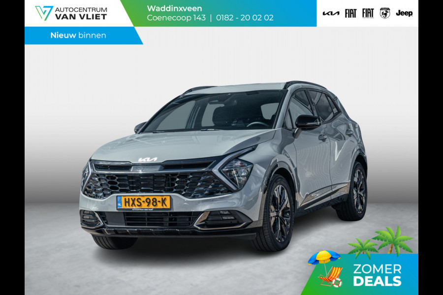 Kia Sportage 1.6 T-GDi Plug-in Hybrid AWD Dark Edition l Lederlook bekleding l Stoel Stuur verwarming l Dark chrome accenten l
