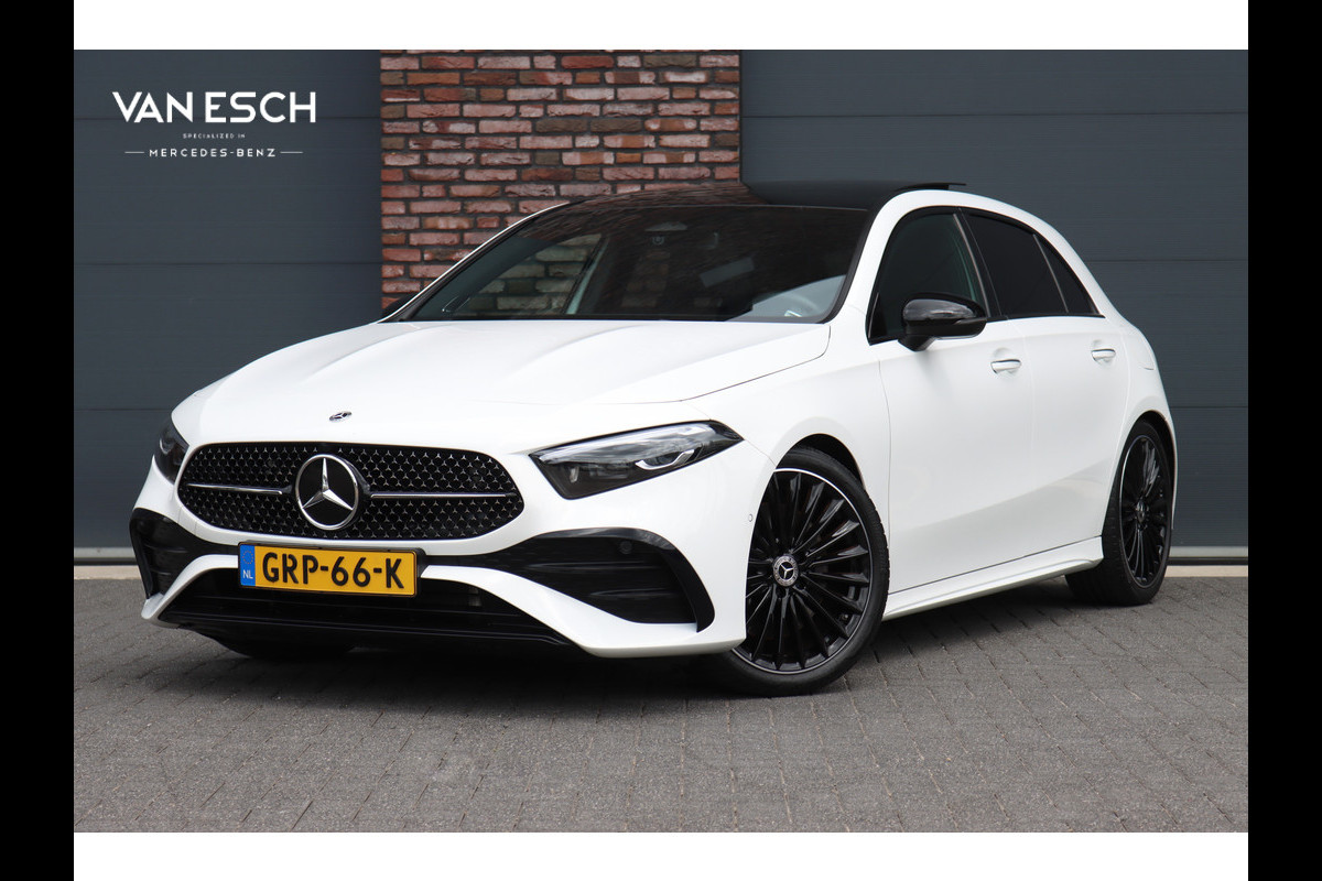 Mercedes-Benz A-Klasse 250 4MATIC AMG Line | 224pk | Panoramadak | Memory | Burmester | Camera | Standkachel | Keyless Go | Apple Carplay | Nightpakket | Verwarmd Stuurwiel |