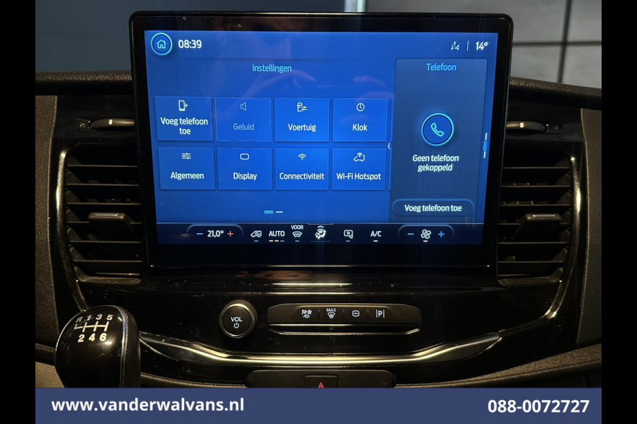 Ford Transit 2.0 TDCI 130pk L3H3 Euro6 Airco | Camera | Apple Carplay | Cruisecontrol Android Auto, Verwarmde Voorruit, Parkeersensoren, Bijrijdersbank