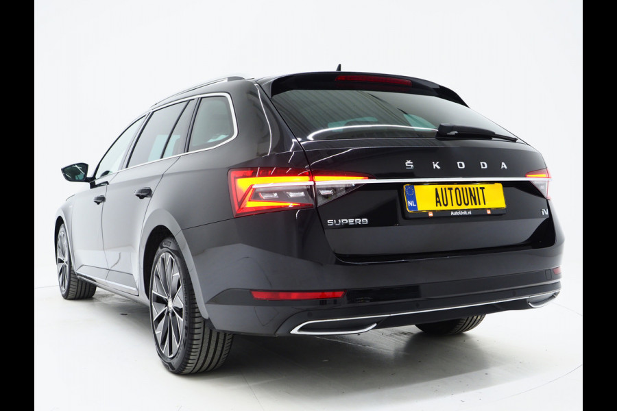 Škoda Superb Combi 1.4 TSI iV Laurin & Klement | Panoramadak | Leder | Trekhaak | Massage | Canton | Keyless | Adaptive Cruise
