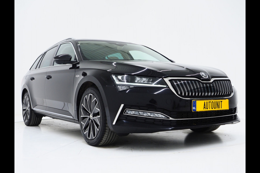 Škoda Superb Combi 1.4 TSI iV Laurin & Klement | Panoramadak | Leder | Trekhaak | Massage | Canton | Keyless | Adaptive Cruise