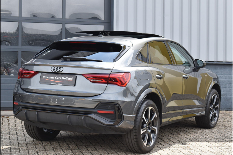 Audi Q3 Sportback 45 TFSI e S-Line 245 Pk Pano Navi Sfeer Leder ACC Keyless Camera