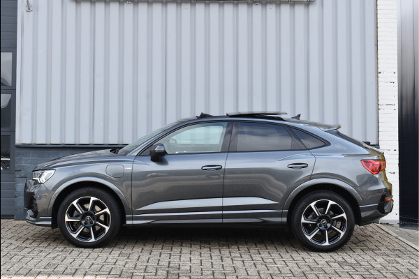 Audi Q3 Sportback 45 TFSI e S-Line 245 Pk Pano Navi Sfeer Leder ACC Keyless Camera