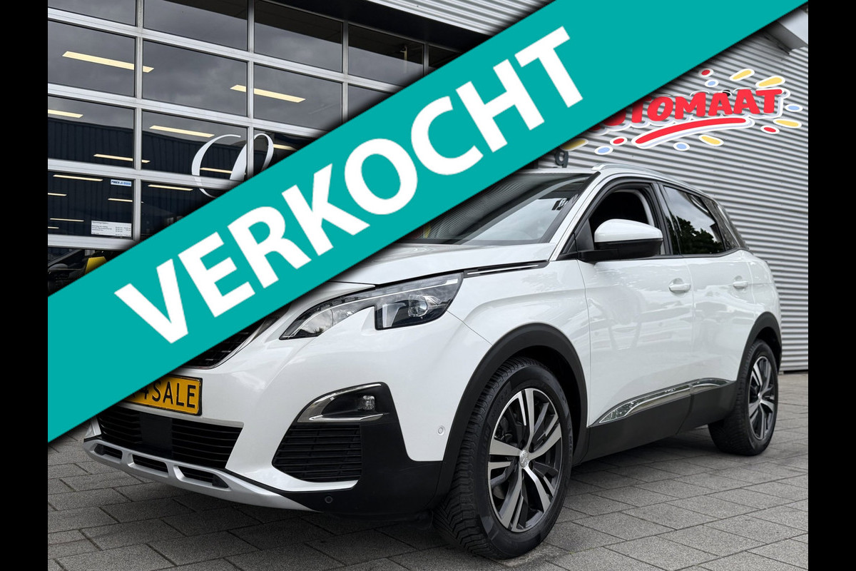 Peugeot 3008 1.2 PureTech Allure -AUTOMAAT I Navigatie I LED/PDC I Achteruitrij camera I Airco I Sport velgen I Dealer onderhouden