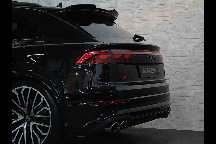 Audi Q8 60e 490pk Competition R.S-Stoelen | 4WS Achteras Besturing | OLED | Laser-LED | Carbon | SQ8 Uitgevoerd | Massage | Ventilatie | 23'' | Alcantara hemel | Head-Up | Soft-Close | Panodak | 2x Memory | Trekhaak | Keyless-Entry | Luchtvering | Nw.Pr. 155.000,= | Fabrieksgarantie | Direct rijden.