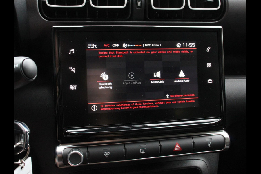 Citroën C3 Aircross 1.2 PureTech 110 pk You/Max Navigatie Apple Carplay/Android Auto Climate Control Cruise Control Dab Parkeer sensoren