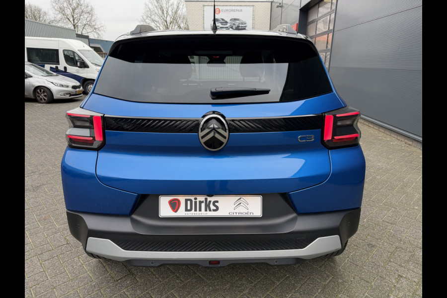 Citroën C3 100pk Max (Camera - LED - Automatische Airco - Navigatie - Apple Carplay - Draadloos laden - Lichtmetalen velgen 17" )