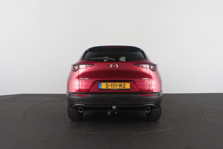 Mazda CX-30 2.0 e-SkyActiv-X M Hybrid Luxury > 186pk/Trekhaak/Crystal Red Soul/Bose/Leer/Memory...